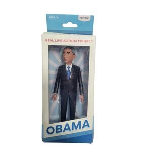 Barack Obama Real Life Action Figure 6" Tall 8425-2M2